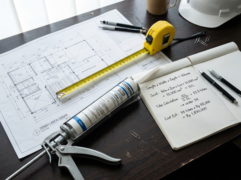 Cara Menghitung Kebutuhan Lem Sealant Proyek & Harganya