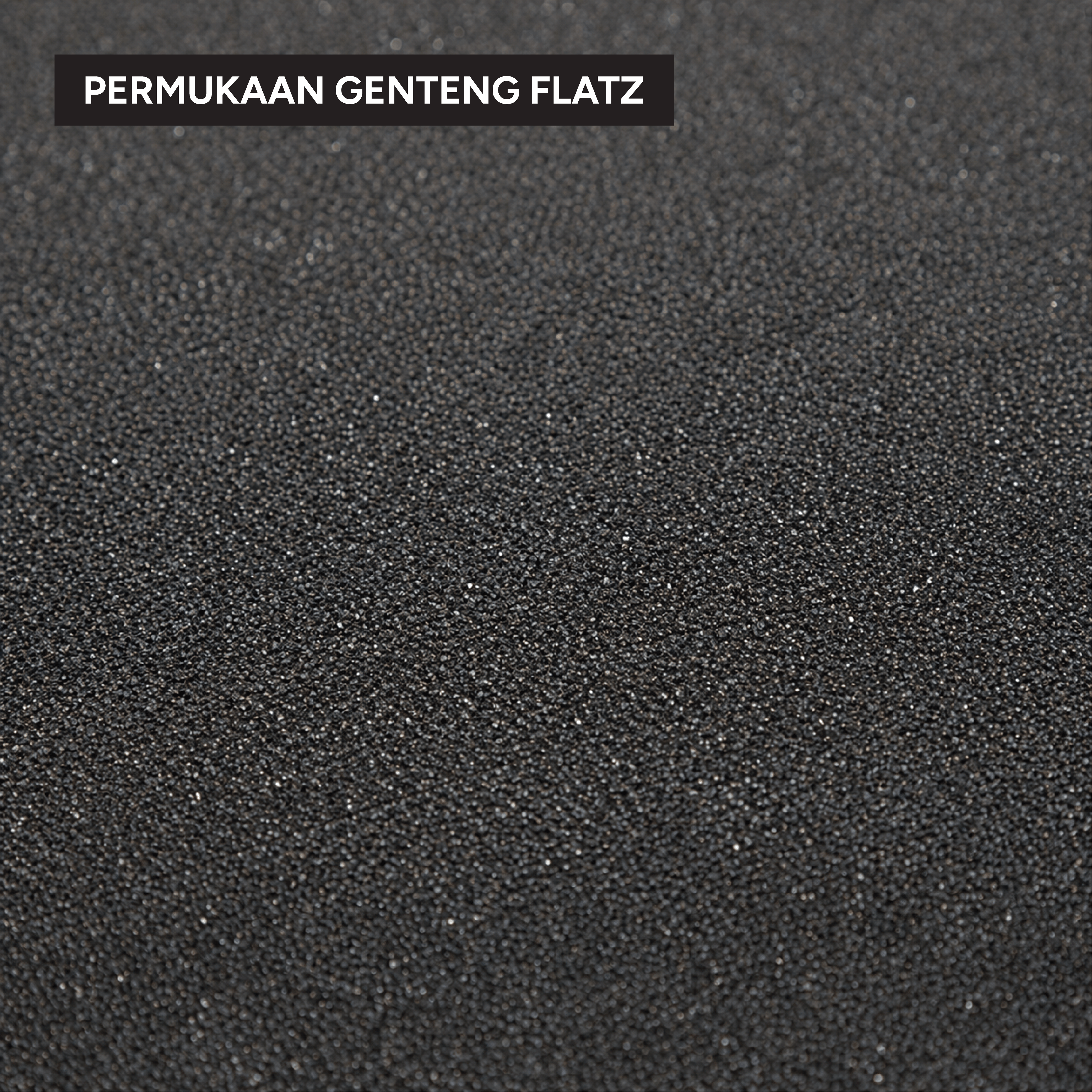 Genteng Flatz 0,25 2x2 Pasir Hitam